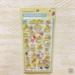 ㉒ポムポムプリン ボンボンドロップシール 2枚で2100円 まとめ購入値引き可能