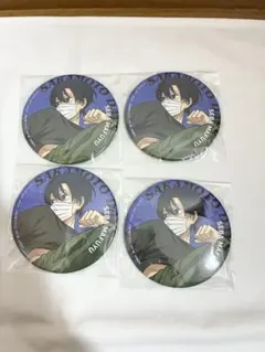 ナムコ限定　サカモトデイズ　缶バッジ 1種、4点　勢羽真冬　プライズ　缶バッチ