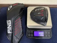 美品 PING G410 PLUS ドライバー 9度 ヘッド ヘッドカバー付き