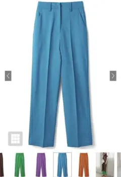 GRL グレイル センタープレスストレートパンツ