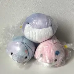 ゆるいるか　アオイルカ　ピンクイルカ　マルチカラー ぬいぐるみ くーみん