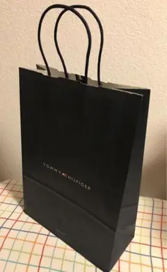 TOMMY HILFIGER トミーフィルフィガーショッピングバッグ ネイビー