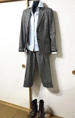 untitledアンタイトル　 ウール混紡 セットアップ