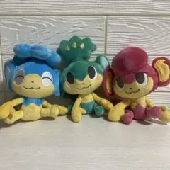 ポケモン　ぬいぐるみ　ポケドール　ヤナップ　ヒヤップ　バオップ　2011年製