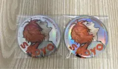 ハイキュー　GIGA メタリック缶バッジ 日向　2点セット