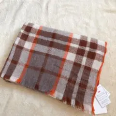 マッキントッシュフィロソフィー ストール マフラー カシミヤ100% 茶系