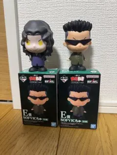 アニメキャラクター ソフビフィギュア 2体セット
