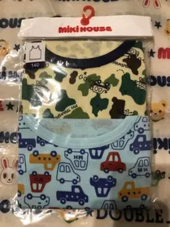 新品　ミキハウス　タンクトップ肌着2枚セット