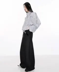 NUTEMPEROR ナットエンペラー ワイドパンツ スラックス バギー 完売品 NUTEMPEROR / ナットエンペラー - NYLON MESH PANTS (BLACK