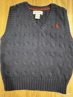 Ralph Lauren ケーブルニットベスト 12M