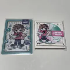 A3! HMV アクリルキーホルダー アクキー クリアカード 皆木 綴