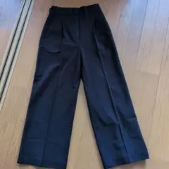 PLST ワイドパンツ ネイビーXXS