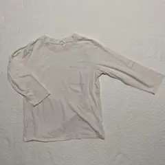 niko and ... 生成色 七分袖 Tシャツ