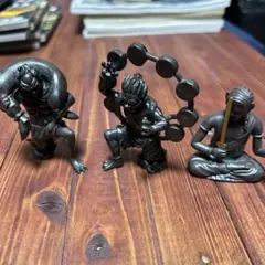 風神雷神 仏像 ミニフィギュア 3体セットのサムネイル