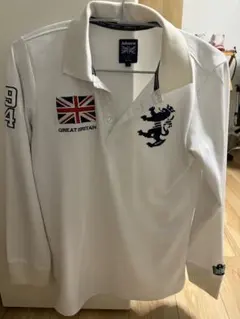 Admiral 長袖ポロシャツ L ホワイト