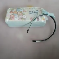 【新品】すみっコぐらし 水色 筆箱 & 水色カチューシャ