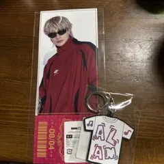 白濱亜嵐 チケット風カード ラバーキーホルダー