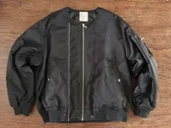 ブラック ノンカラー MA-1 （ブルゾン）