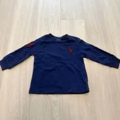 Ralph Lauren ネイビー 長袖Tシャツ 12M 80