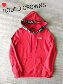 RODEO CROWNS フードロゴリボンテープ付きトレーナーパーカー