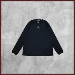 3*パ様 US古着 JORDAN ジョーダン プリントロゴ ロンT長袖 ブラックのサムネイル