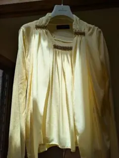 BODY DRESSING Deluxe アンサンブル イエロー ビーズ スパンのサムネイル