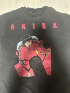 AKIRA Tシャツ ダークグレー　ヴィンテージ風　us 古着