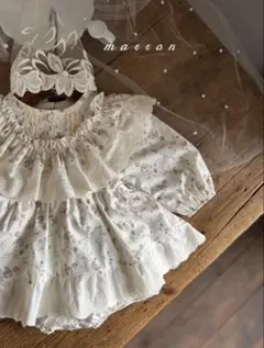 新品未使用 marron spring dress ピンク Sサイズ 韓国子供服 - メルカリ