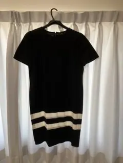 LANVIN COLLECTION 半袖 ワンピース ブラック 40のサムネイル