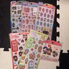モンチッチ うるちゅるPOPSEAL 平成はっぴーふぉん おはじきシール セット