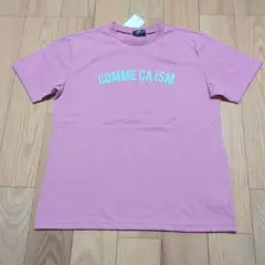 新品☆コムサイズム　ピンク　半袖ロゴTシャツ150㎝