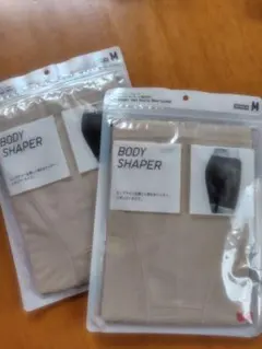 ユニクロ ボディシェイパー ショーツ M ノンライン レギュラー四分丈 ベージュ