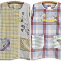 【新品】保育士エプロン　スモック　2枚セット。のサムネイル