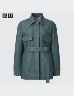 UNIQLO U デニムセットアップ ベルト付き Mサイズ