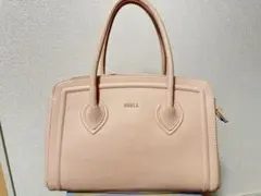 FURLA ピンク レザー ハンドバッグ