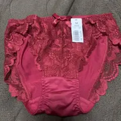 aimerfeel 赤 レース付きショーツ Mサイズ