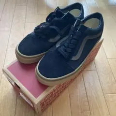 VANS Old skool ブラック&茶色　24.5センチのサムネイル