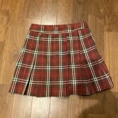 Dazy チェック柄 プリーツ ミニスカート