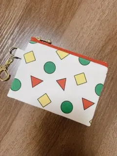 ハンドメイド 〇△□柄 パジャマ柄 小銭入れ コインケース ミニポーチ