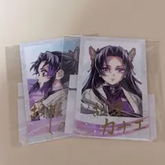 鬼滅の刃 WEBSHOPくじ 胡蝶カナエ しのぶ D賞 チェキ風ブロマイド