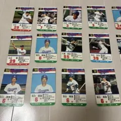 タカラ　プロ野球ゲームカード　中日ドラゴンズのサムネイル