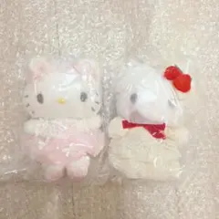 サンリオ　白猫バレリーナ　ショートケーキ　マスコット キティ　セット