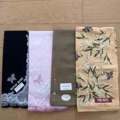 ハンカチ4枚セット