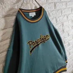 FUBU NEW YORK 刺繍ビッグロゴ トレーナー グリーン 90s 美品 - メルカリ