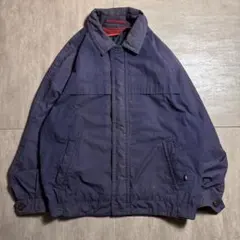 【90's】LONDONFOG ネイビー　ナイロンジャケット　Lサイズ