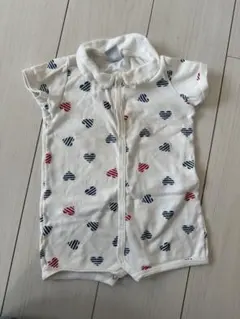 PETIT BATEAU ハート柄ロンパース 12m