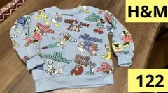 裏起毛！H&M！122歳サイズ！ディズニー100周年柄