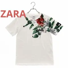 新品！　ZARA ザラ　メンズ　Tシャツ 花柄　Sサイズのサムネイル