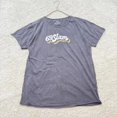ロックスラム 69Slam グレー Tシャツ　ヴィンテージ　M