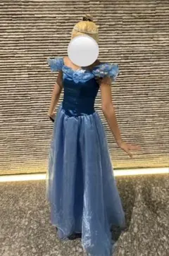 シンデレラ風水色ドレス Dハロコスチューム コスプレ1回のみ使用豪華 シンデレラ風水色ドレス Dハロコスチューム コスプレ1回のみ使用豪華